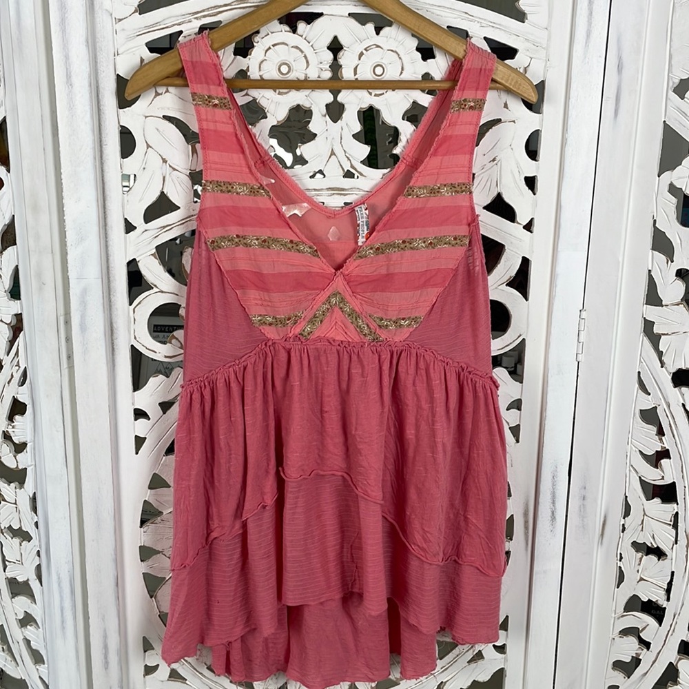 Boho flowy Free People tank top